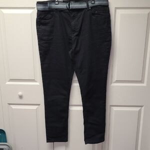Steve's Jeans Big & Tall Men's Black Stretch Jeans Regular Fit 44 X 32